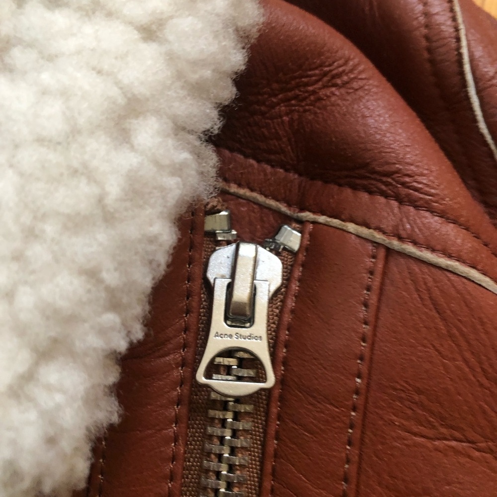 Acne studios shearling jacket - Picture 5 of 11